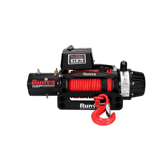 Runva 11Xp Premium Red Edition - With Synthetic Rope-12V