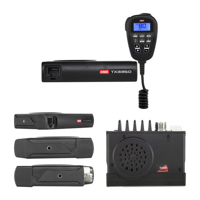 GME 5 Watt Compact UHF CB Radio with SoundPathSpeaker Microphone