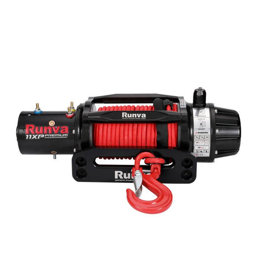 Runva 11Xp Premium Red Edition - With Synthetic Rope-12V