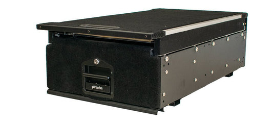 900MM Drawer With Sliding Top & LED light - Aluminium Piranha Off Road