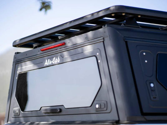Alu - Cab CONTOUR CANOPY - Toyota HILUX REVO N80 2016+ - DUAL CAB - BLACK - SIDE WINDOWS INCL Alu - Cab