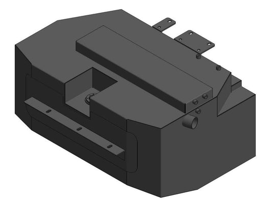 Brown Davis 170L Replacement Long Range Fuel Tank to Suit Toyota Landcruiser 78 Series Troopie (2007-Present)