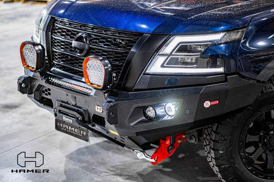 HAMER NISSAN PATROL Y62 SERIES 5 2020-Present BULL BAR King Series (Incl. Rated Recovery Points)