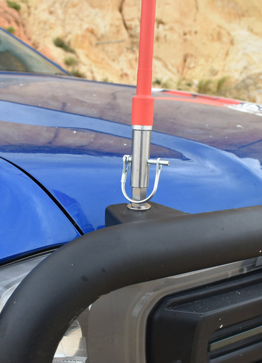 Sand Safety Flag – Adjustable 2–3m with quick release base
