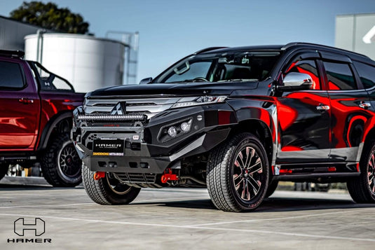 HAMER MITSUBISHI PAJERO SPORT QF 2020 - Present BULL BAR King Series (Incl. Rated Recovery Points) Hamer