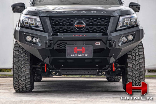 HAMER NISSAN NAVARA 2021 - Present BULL BAR King Series (Incl. Rated Recovery Points) Hamer