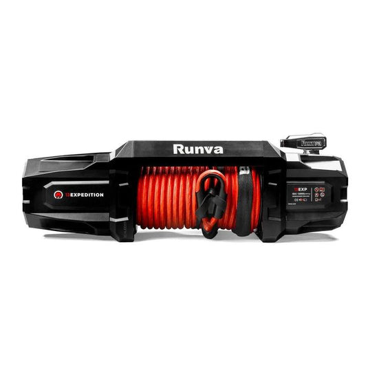 Runva 13 EXPEDITION Winch 12v with synthetic cable Runva