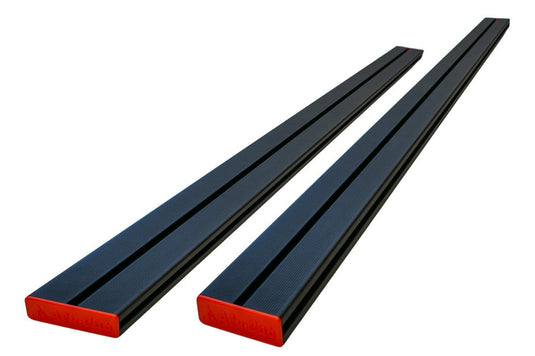 V2 LOAD BARS - BLACK - 1450mm SET OF 2 (EXCL FEET) Alu - Cab