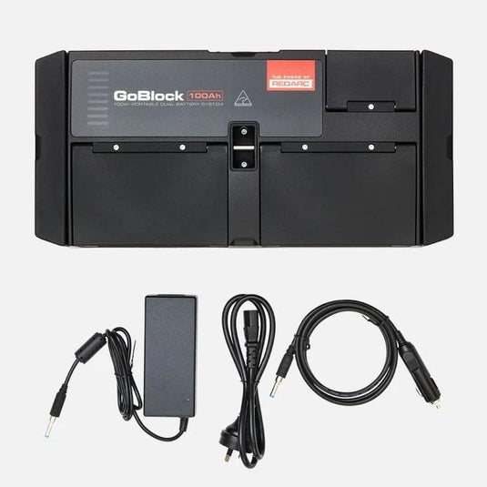100Ah Goblock Portable Dual Battery System Redarc