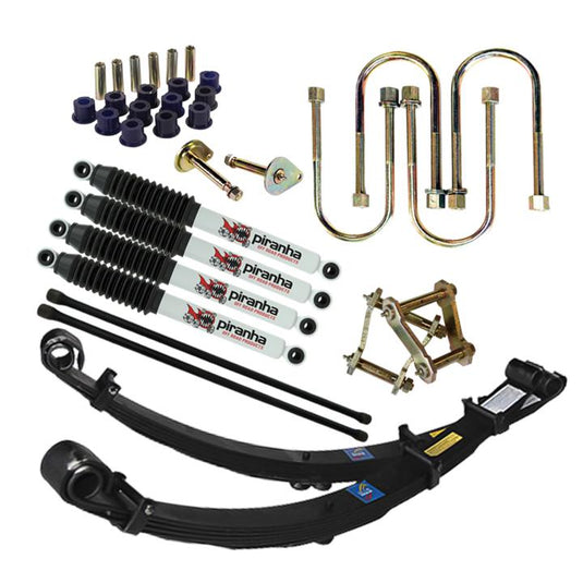 4x4 Suspension Lift Kit - Extra Heavy Duty Raised 40mm - Holden Colorado RC - Gas Shock Absorbers Piranha Off Road