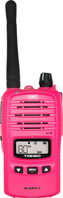 GME 5/1 Watt IP67 UHF CB Handheld Radio McGrath Foundation - Pink GME