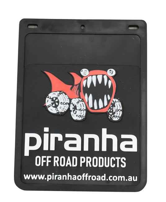 Mudflap 232mm x 307mm Black - Piranha Piranha Off Road