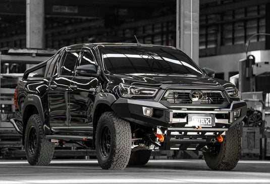 PIAK Elite Non Loop Winch Bar Toyota Hilux 2020+ (Orange & Black)