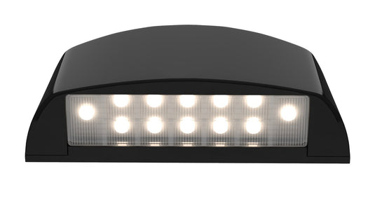 Ap84M Led License Plate Lamp Black 12 Le