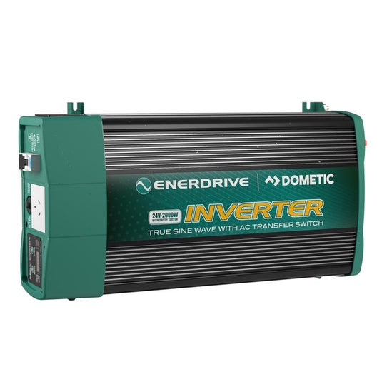 Enerdrive 2000W 24V True Sine Wave Inverter with AC Transfer & Safety Switch