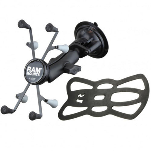 RAM-B-166-UN8U RAM Twist-Lock | Suction Cup Mount with Universal X-Grip | Cradle for 7