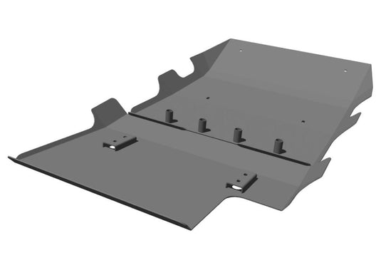 Brown Davis 2 Piece Underbody Protection Kit to Suit Volkswagen Amarok (2011-2023) V6 Diesel - Models With Jailbars