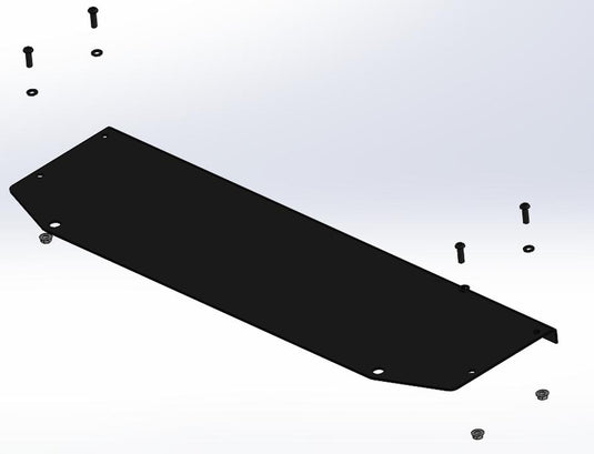 Offroad Animal  Winch Area Cover Plate (delete), JK, JL, JT Wrangler Bull bar