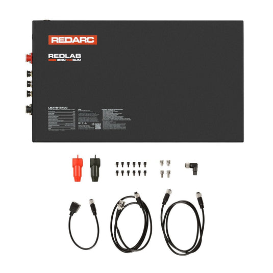 12V 100Ah REDLAB Icon Slim Lithium Redarc