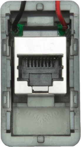 GME RJ45 Pass-Through Adaptor - Type 4 (White)