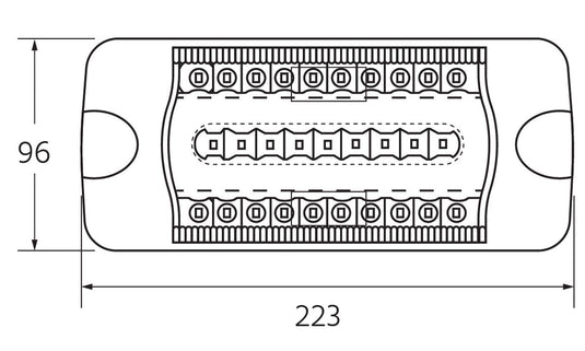 220 Series Combo Stop/Glow Tail/DI/Reverse 12/24v Truvision