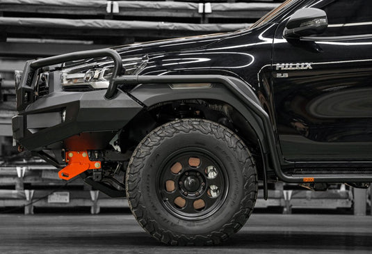 PIAK Elite 3-Loop Winch Bar Toyota Hilux 2020+ (Orange & Black)