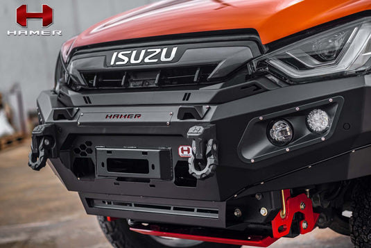 HAMER ISUZU D-MAX 2021-Present BULL BAR King Series (Incl. Rated Recovery Points)