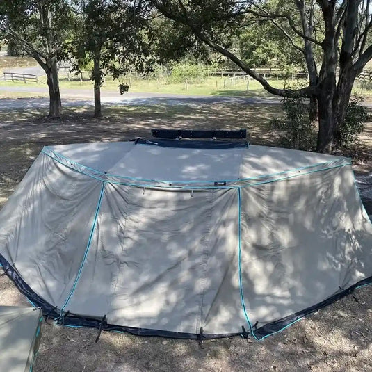 30 Second Wing Awning - 180° Complete Wall Set - Kit - Includes 2 x Extra Poles 30 Second Wing Awning