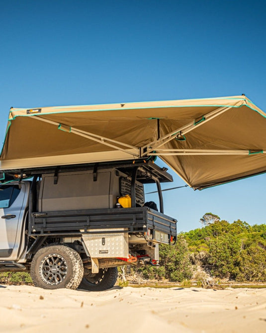 30 Second Wing Awning - STORMCHASER 270° (2.7m) - with Black Storage Bag 30 Second Wing Awning