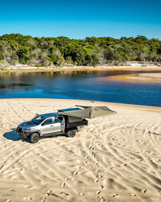30 Second Wing Awning - STORMCHASER 270° (2.7m) - with Black Storage Bag 30 Second Wing Awning