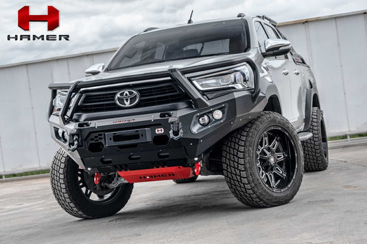 HAMER TOYOTA HILUX REVO 2020-Present BULL BAR King Series Plus (Incl. Rated Recovery Points) FENDER MODEL