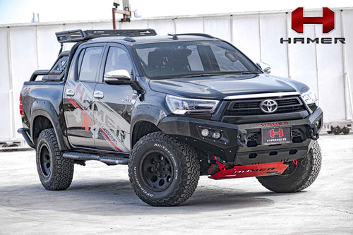 HAMER TOYOTA HILUX REVO 2020-2023 BULL BAR King Series (Incl. Rated Recovery Points) FENDER MODEL