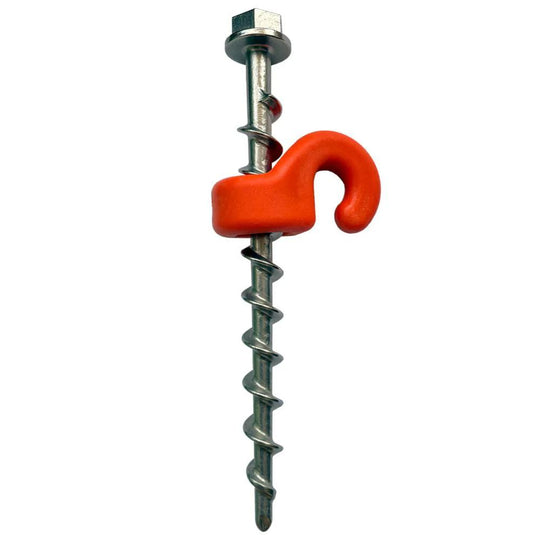 Tuff Dog Screw in Peg with Hook Collar 180mm - Sold Each