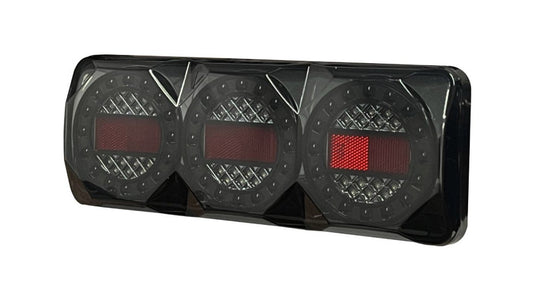370 Series Stop/Tail/DI/Rev10 - 30V Smoke Lens, Bolt Mount Truvision