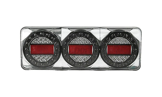 370 Series Stop/Tail/Indicator/Reflector 10 - 30V w/ Black Bracket Truvision