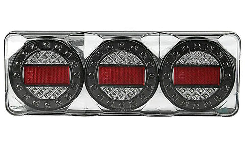 370 Series Stop/Tail/Indicator/Reflector 10 - 30V w/ Black Bracket Truvision