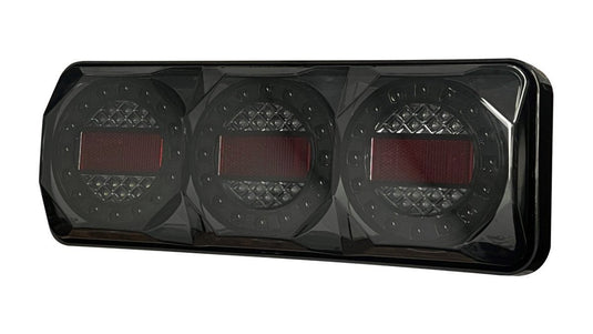 371 Series Stop/Tail/DI: 10 - 30V Smoke Lens Black Base Truvision