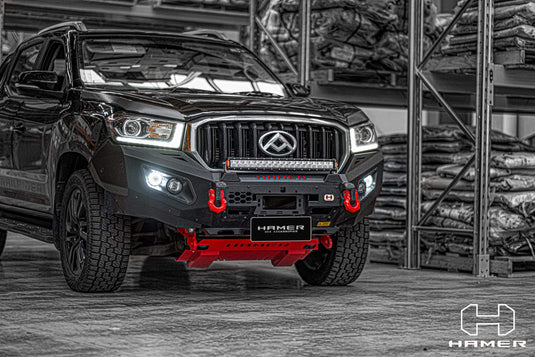 HAMER LDV T60 2017-2021 BULL BAR King Series (Incl. Rated Recovery Points) NO FENDER MODEL