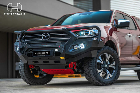 HAMER MAZDA BT50 2021-Present BULL BAR King Series Plus (Incl. Rated Recovery Points)