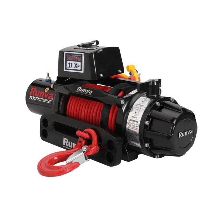 Runva 11Xp Premium Red Edition - With Synthetic Rope-12V