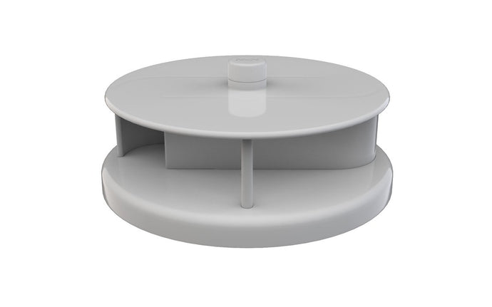 Rotary Vent White PVC - 240MM