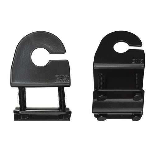 GME 2.5mm Mirror Mount With Cable Slot - Black