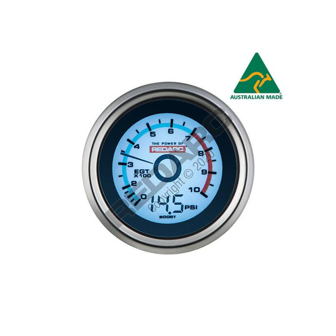 REDARC EGT & Boost Pressure 52mm Gauge