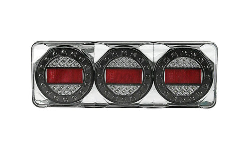 370 Series Stop/Tail/Indicator/Reverse/Reflector 10-30V Rear Bolt Mount w/ Deutch