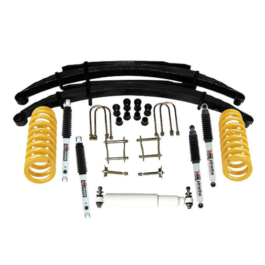 4x4 Suspension Lift Kit - Extra Heavy Duty 50mm Raised - Toyota Landcruiser 79 Series Single Cab Pick Up Piranha Off Road