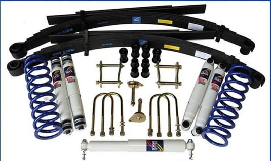 4x4 Suspension Lift Kit - Extra Heavy Duty 50mm Raised - Toyota Landcruiser 79 Series Single Cab Pick Up Piranha Off Road