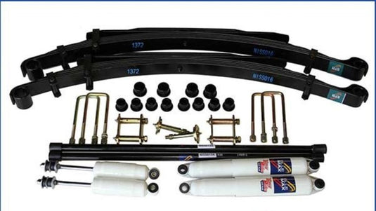 4x4 Suspension Lift Kit - Heavy Duty Raised 50mm - Nissan Navara D22 - 3/1997 on Piranha Off Road