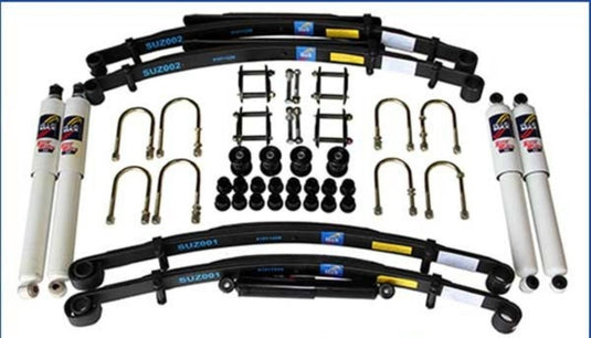 4x4 Suspension Lift Kit - Medium Duty Raised 50mm - Suzuki Sierra - Holden Drover SJ & LJ - 1981 to 3/1996 Piranha Off Road