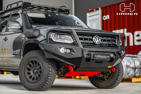 HAMER VOLKSWAGEN AMAROK 2010-Present BULL BAR King Series Plus (Incl. Rated Recovery Points)