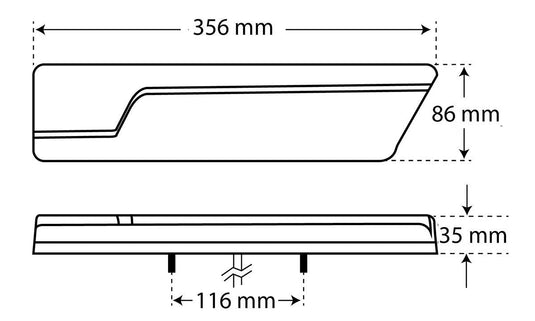 556 Series Stop/Tail/Indicator/Reverse 10 - 30V w/ Deutch Right Truvision